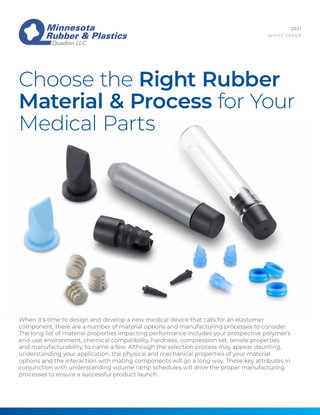 Choose the Right Rubber Material & Process for Your Medical Parts