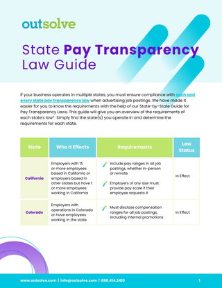 Ensure Compliance with Every State Pay Transparency Law with this Guide