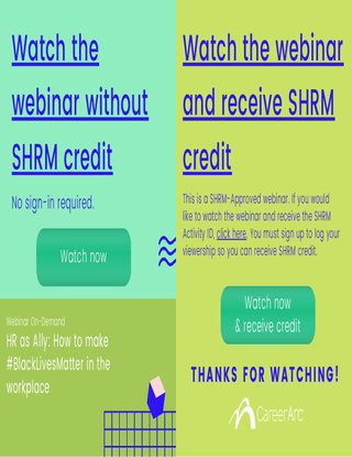 SHRM-Approved Webinar: HR as Ally - How to make #BlackLivesMatter in the workplace