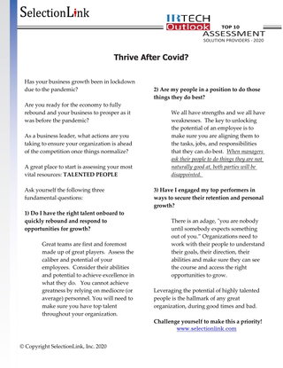 Thrive After Covid