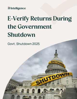 E-Verify Returns During Government Shutdown