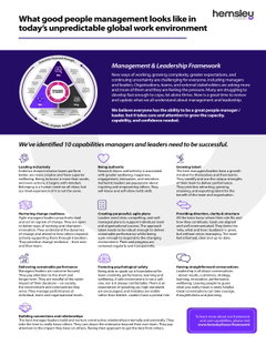 We’ve identified 10 capabilities managers and leaders need to be successful.