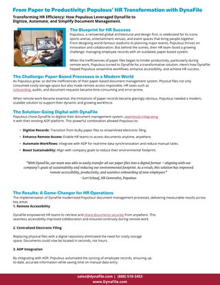 From Paper to Productivity: Populous’ HR Transformation with DynaFile