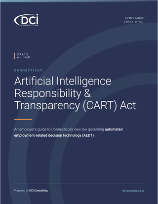 Connecticut Artificial Intelligence Responsibility and Transparency (CART) Act Cheat Sheet