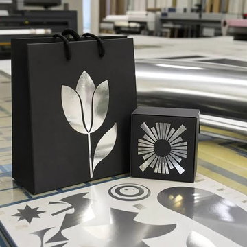 Mirror-Like Silver Chrome Printable Vinyl Roll for Stickers & Labels