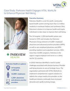 Discover How Parkview Health Achieved 77% Provider Engagement in Well-Being Resources