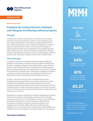 Presbyterian Living enhances employee well-being