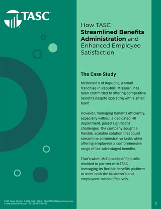 Case Study: McDonalds of Republic Benefits Administration