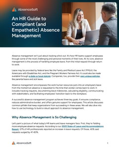 An HR Guide to Compliant (and Empathetic) Absence Management