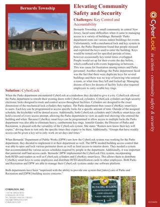 Bernards Township - Case Study 