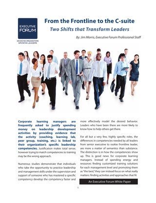 From Frontline to C-Suite