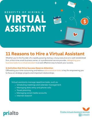 11 Reasons to Hire a Virtual Assistant