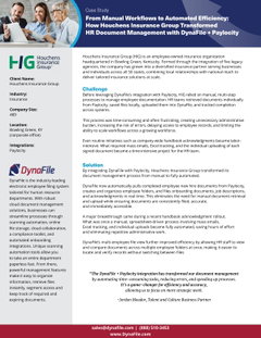 From Manual Workflows to Automated Efficiency:  How Houchens Insurance Group Transformed  HR Document Management with DynaFile + Paylocity