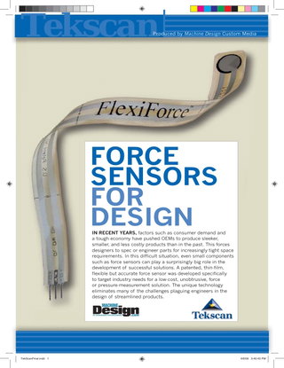 Force Sensors for Design