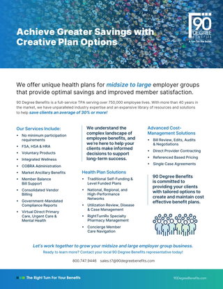 Achieve Greater Savings with Creative Plan Options