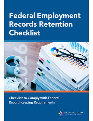 Checklist to Comply with Federal Record Keeping Requirements
