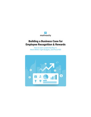 Building a Business Case for Employee Recognition & Rewards