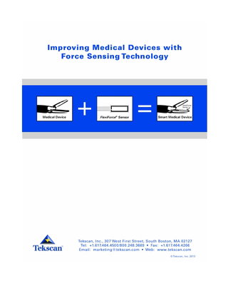 Improving Medical Devices with Force Sensing Technology