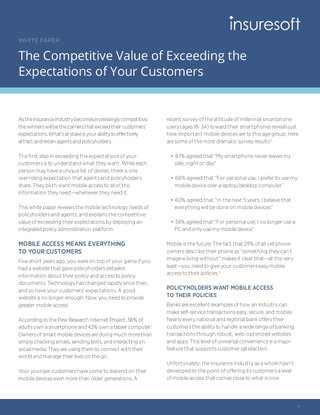 The Competitive Value of Exceeding the Expectations of Your Customers