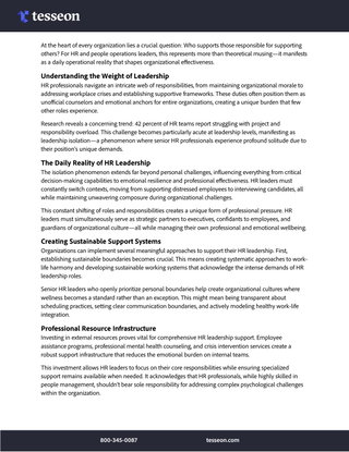 Preventing HR Burnout