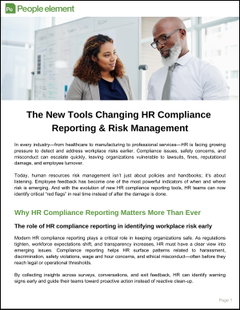 The New Tools Changing HR Compliance Reporting & Risk Management