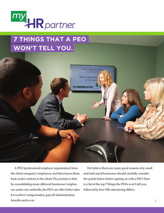 7 Things a PEO Won’t Tell You