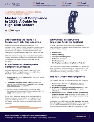 Mastering I‑9 Compliance in 2025: A Guide for High-Risk Sectors