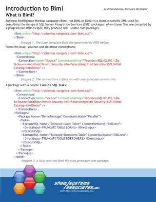 Introduction to Biml