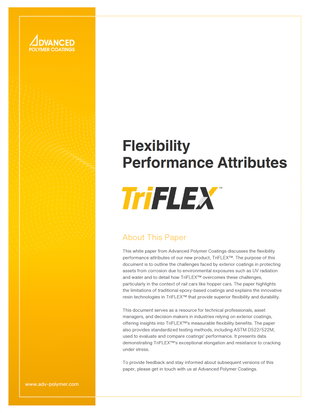 TriFLEX Flexibility WhitePaper