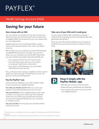 Saving for your employees' future with an HSA