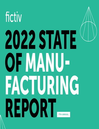 2022 STATEOF MANU-FACTURINGREPORT