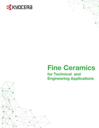 Fine Ceramics for Technical Engineering Applications
