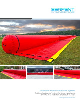 Serpent™ Inflatable Flood Control Tube Brochure | Garrison Flood Control