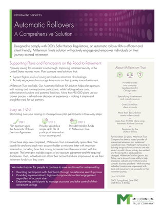 Automatic Rollovers: A Comprehensive Solution