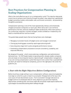 Best Practices for Compensation Planning in Scaling Organizations 