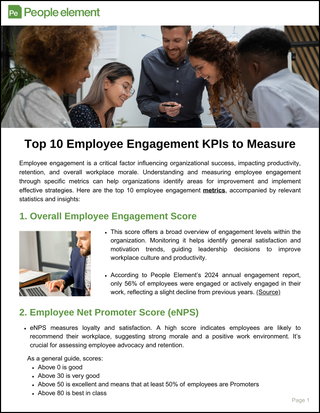 Top 10 Employee Engagement KPIs to Measure