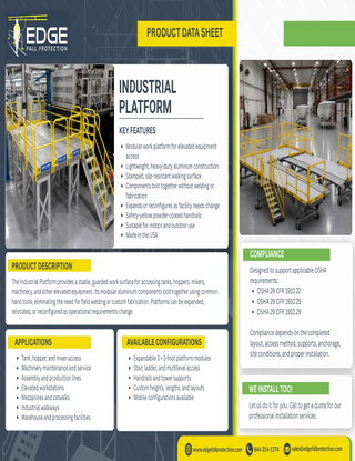 Industrial Work Platform Data Sheet