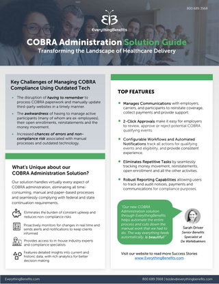Automate COBRA Administration