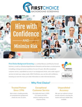 First Choice Brochure