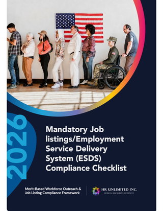 Mandatory Job listings/Employment Service Delivery System (ESDS) Compliance Checklist
