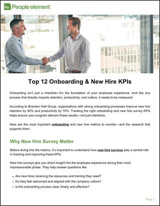 Top 12 Onboarding & New Hire KPIs