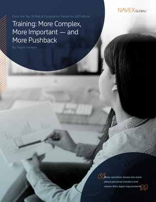 Training: More Complex, More Important - More Pushback