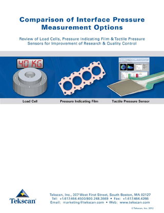 Comparison of Interface Load Gauge Options