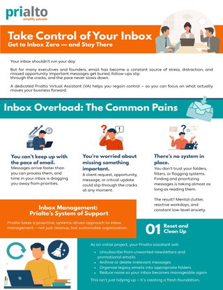 Inbox Management with a Virtual Assistant