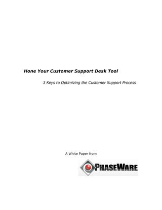 Lean on Me: 3 Keys to Optimizing the Customer Support Process