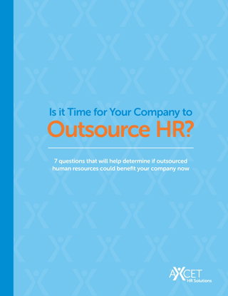 Is it Time to Outsource Human Resources?