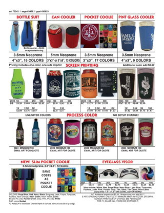 More Sales Custom Beverage Insulator Pricing 2024