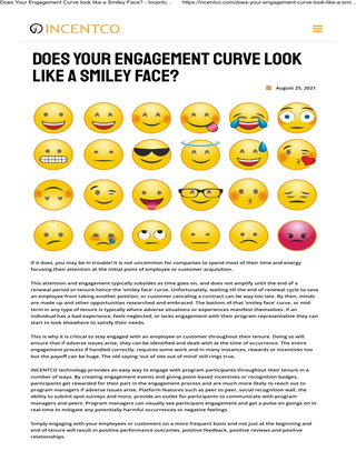 Does Your Engagement Curve look like a Smiley Face?