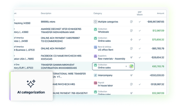 Cash Categorization