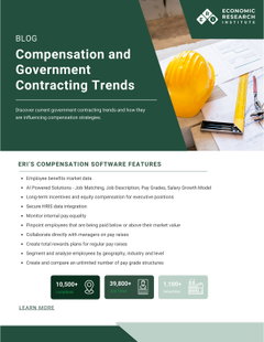 Compensation and Government Contracting Trends